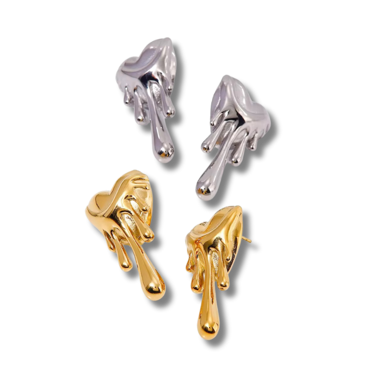 Boucles d’oreilles Acid hearts