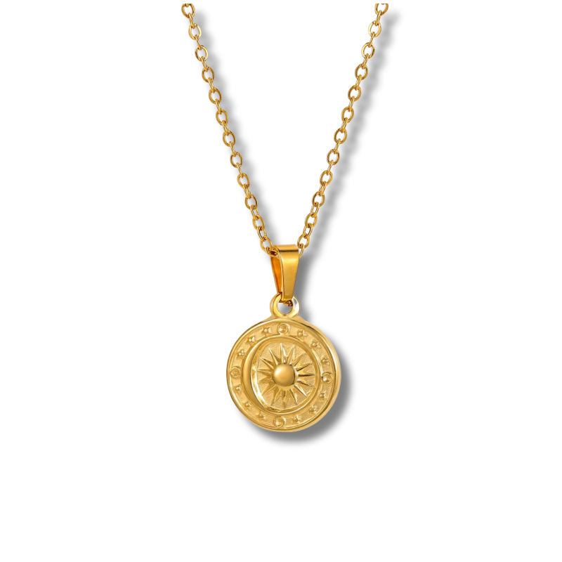 Moon and Sun necklace