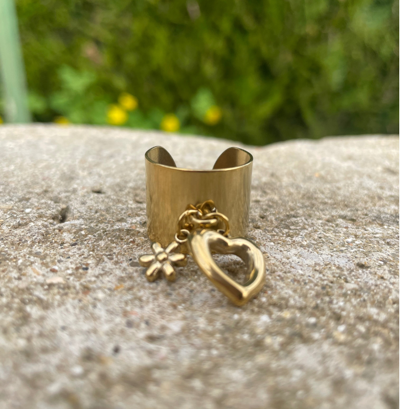 Bague Flowers hearts